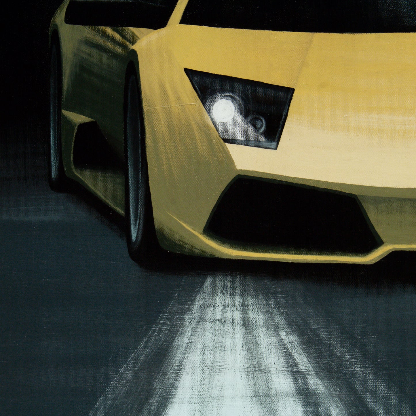 Lamborghini Murcielago car painting - original automotive art by Guidarto