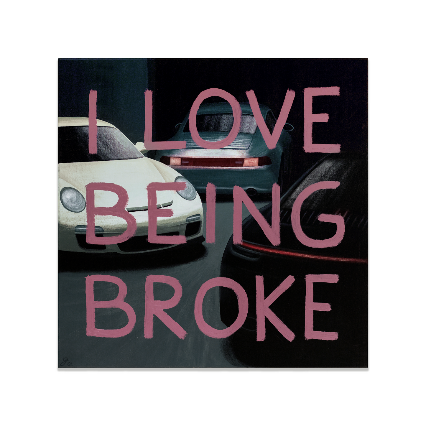 Porsche 911 (993, 997, 992) car painting - original automotive art by Guidarto